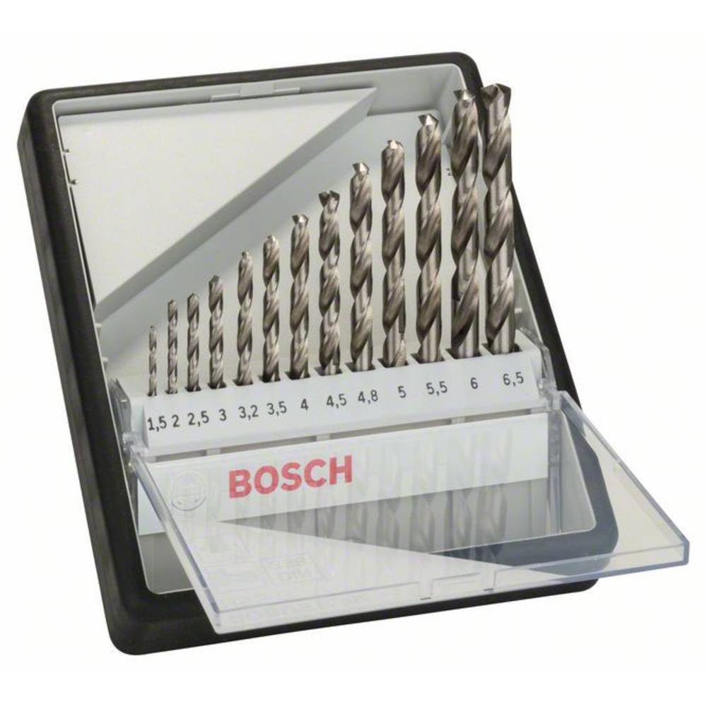 Bosch Accessories 2607010538 HSS sada spirálových vrtáku do kovu 13dílná broušený DIN 338 válcová stopka 1 sada