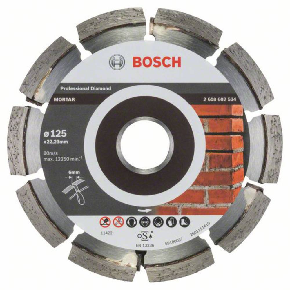 Bosch Accessories 2608602534 Bosch diamantový řezný kotouč Průměr 125 mm 1 ks