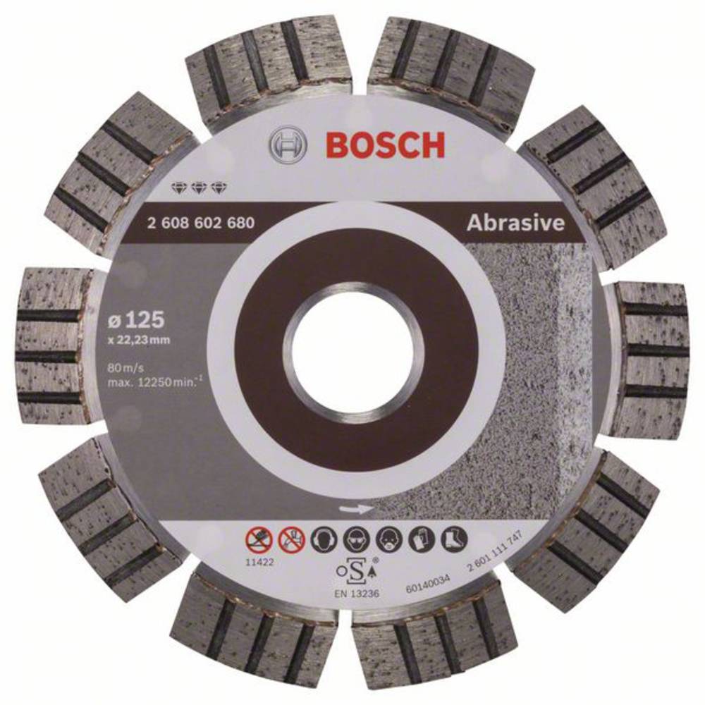 Bosch Accessories 2608602680 Bosch Power Tools diamantový řezný kotouč Průměr 125 mm 1 ks