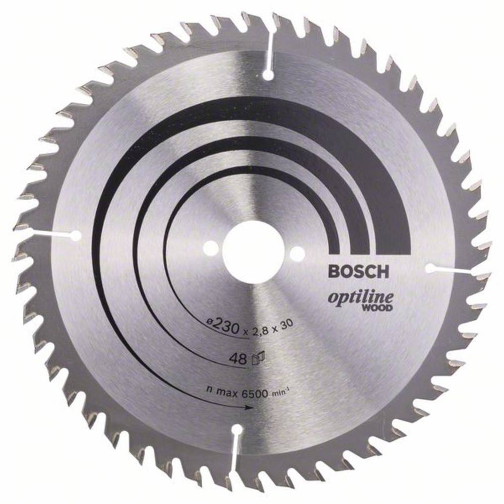 Bosch Accessories Optiline 2608640629 tvrdokovový pilový kotouč 230 x 30 x 2.8 mm Počet zubů (na palec): 48 1 ks