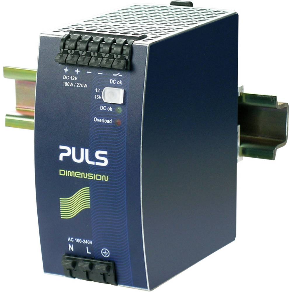 PULS DIMENSION QS10.121 síťový zdroj na DIN lištu, 12 V/DC, 15 A, 180 W, výstupy 1 x