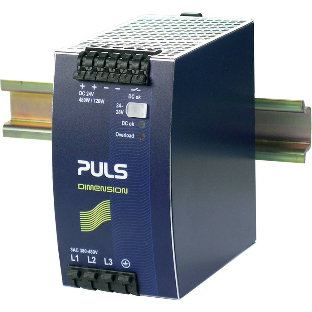 PULS DIMENSION QT20.241 síťový zdroj na DIN lištu, 24 V/DC, 20 A, 480 W, výstupy 1 x