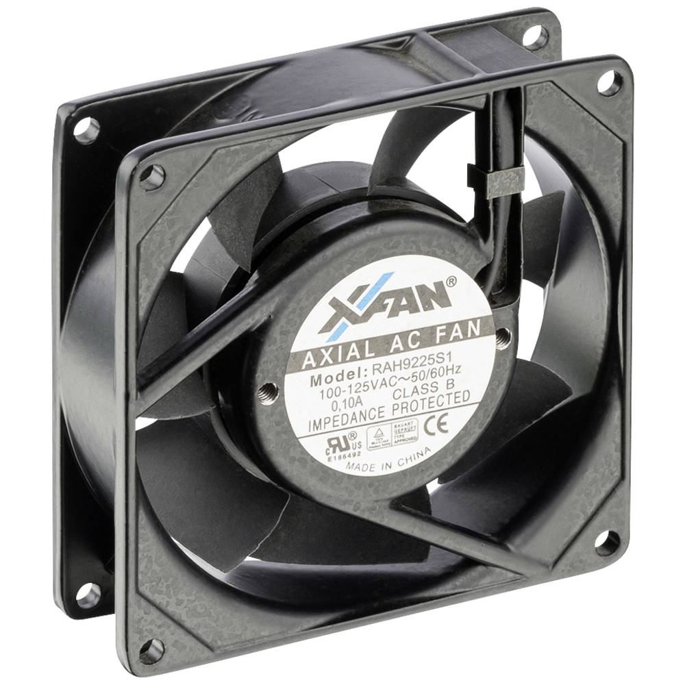 X-Fan RAH9225S1 axiální ventilátor 230 V/AC 34 m³/h (d x š x v) 92 x 92 x 25 mm