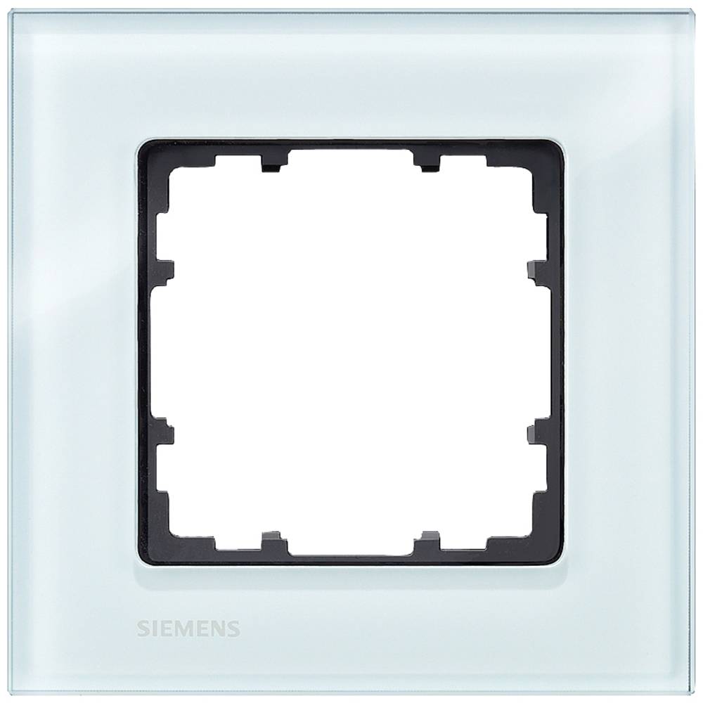 Siemens spínací program 1násobné rámeček Delta satinované sklo 5TG1201