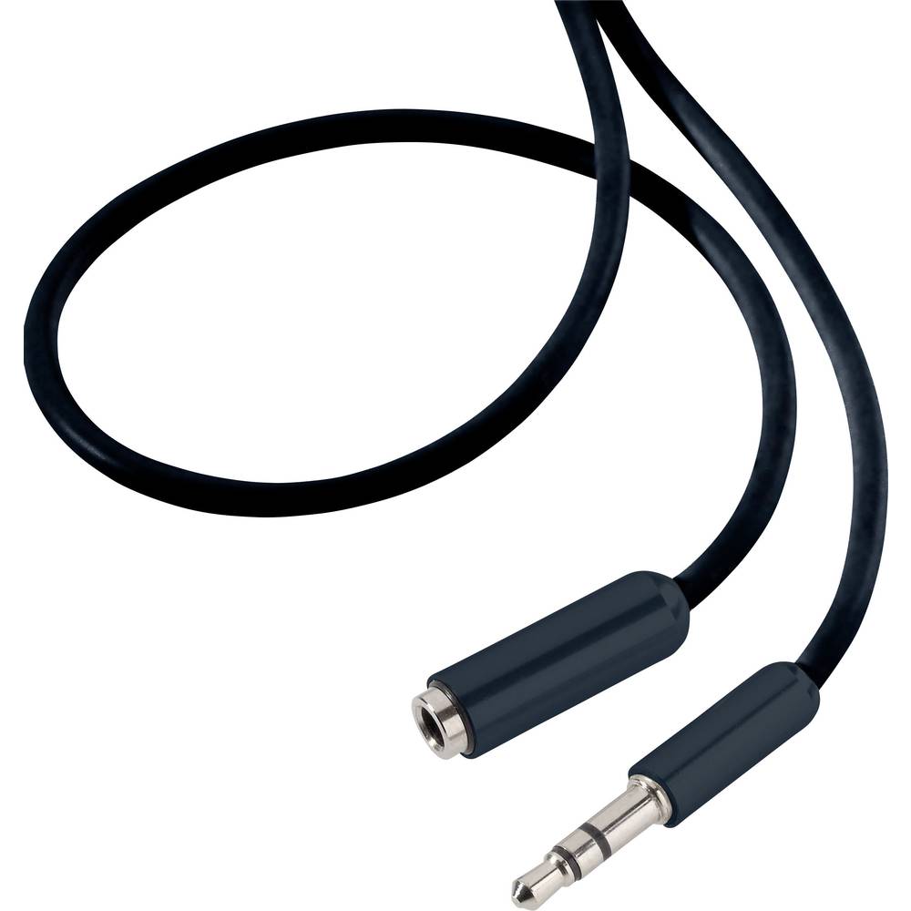 SpeaKa Professional SP-7870692 jack audio prodlužovací kabel [1x jack zástrčka 3,5 mm - 1x jack zásuvka 3,5 mm] 1.50 m č