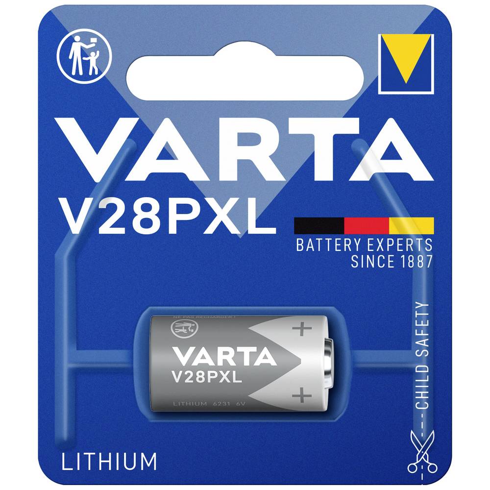 Varta LITHIUM Cylindr. V28PXL Bli 1 speciální typ baterie V 28 PXL lithiová 6 V 170 mAh 1 ks