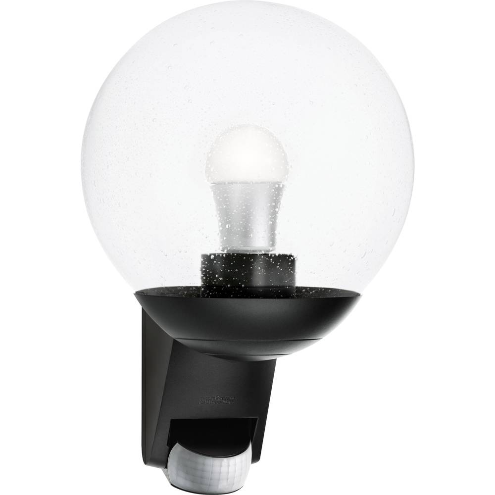 Steinel L 585 S 005535 venkovní nástěnné osvětlení s PIR detektorem úsporná žárovka, LED E27 60 W černá