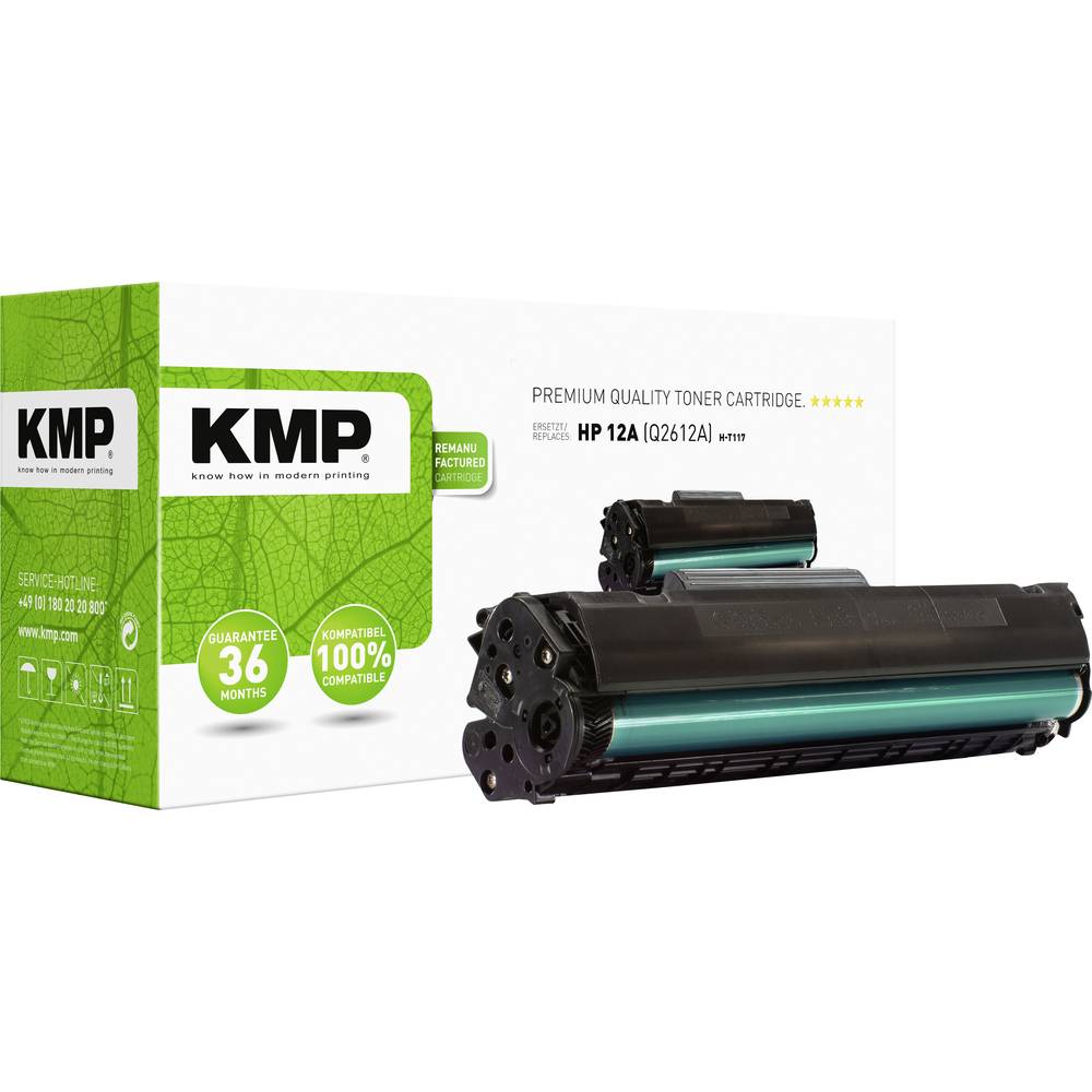KMP H-T117 kazeta s tonerem náhradní HP 12A černá 4000 Seiten kompatibilní toner