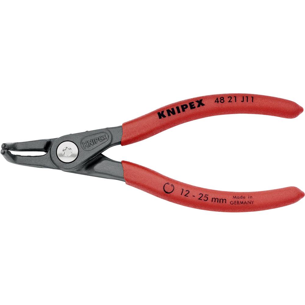 Knipex 48 21 J11 kleště na pojistné kroužky Vhodné pro (kleště na pojistné kroužky) vnitřní kroužky 12-25 mm Tvar hrotu