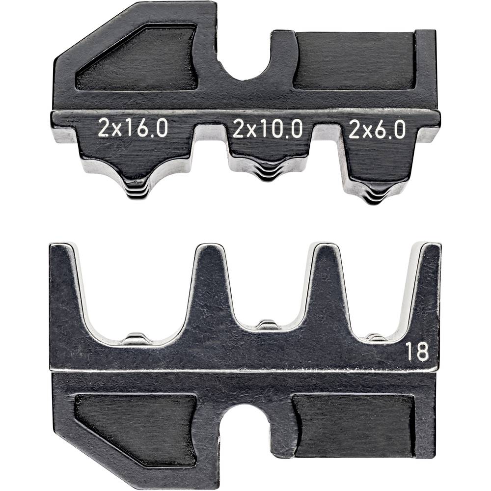 Knipex 97 49 18 97 49 18 krimpovací nástavec dvoužilové dutiny na kabely 6 do 16 mm² Vhodné pro značku (kleště) Knipex 9