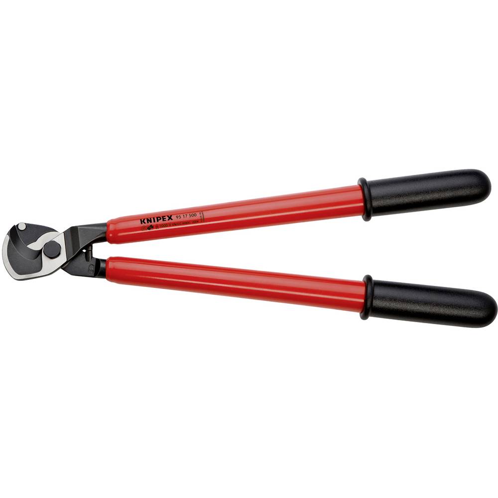 Knipex Knipex-Werk 95 17 500 VDE kabelové nůžky Vhodné pro (odizolační technika) hliníkový a měděný kabel, jedno- a více