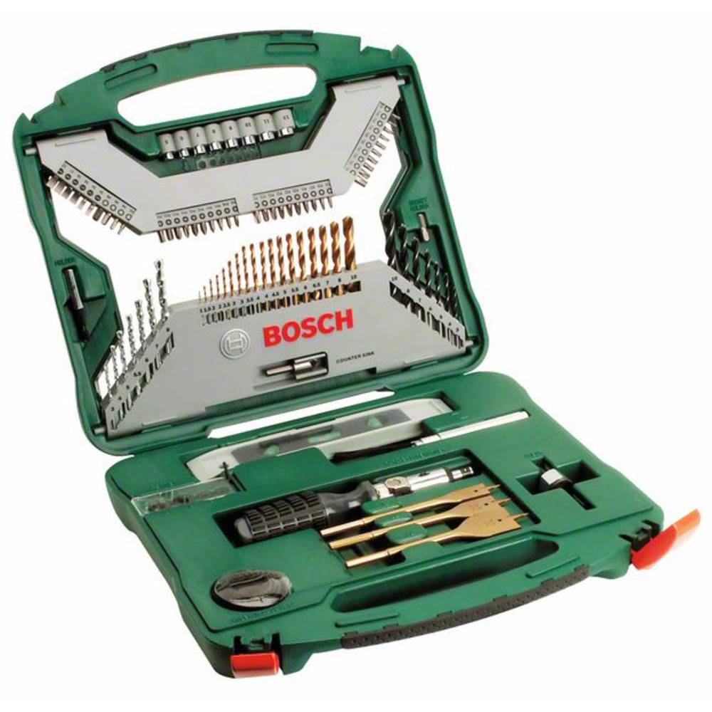 Bosch Accessories 2607019330 X-Line TiN 100dílná Univerzální sortiment vrtáků