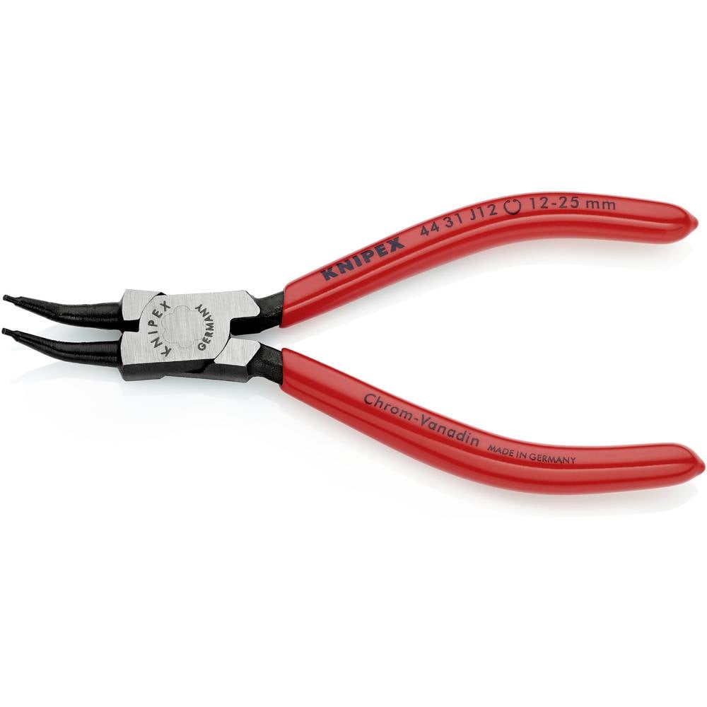 Knipex 44 31 J12 kleště na pojistné kroužky Vhodné pro (kleště na pojistné kroužky) vnitřní kroužky 12-25 mm Tvar hrotu