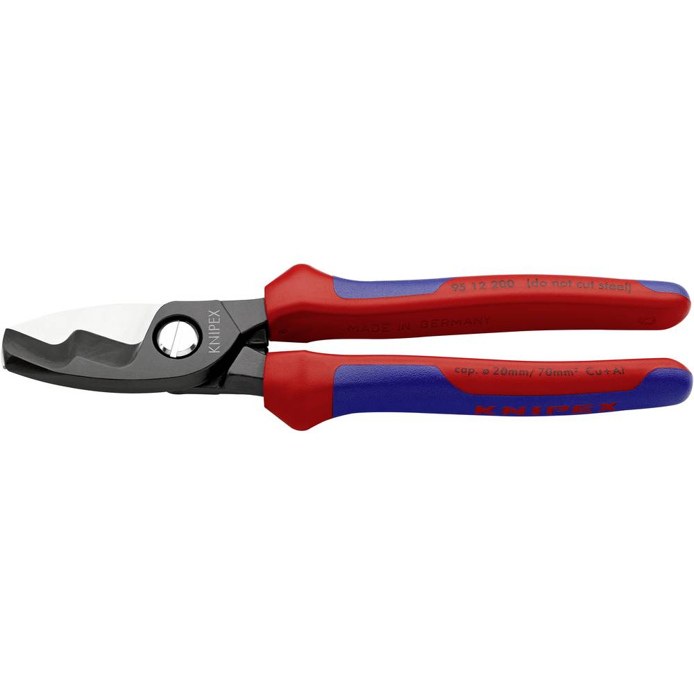 Knipex 9512200 95 12 200 kabelové nůžky Vhodné pro (odizolační technika) hliníkový a měděný kabel, jedno- a vícežilový 2