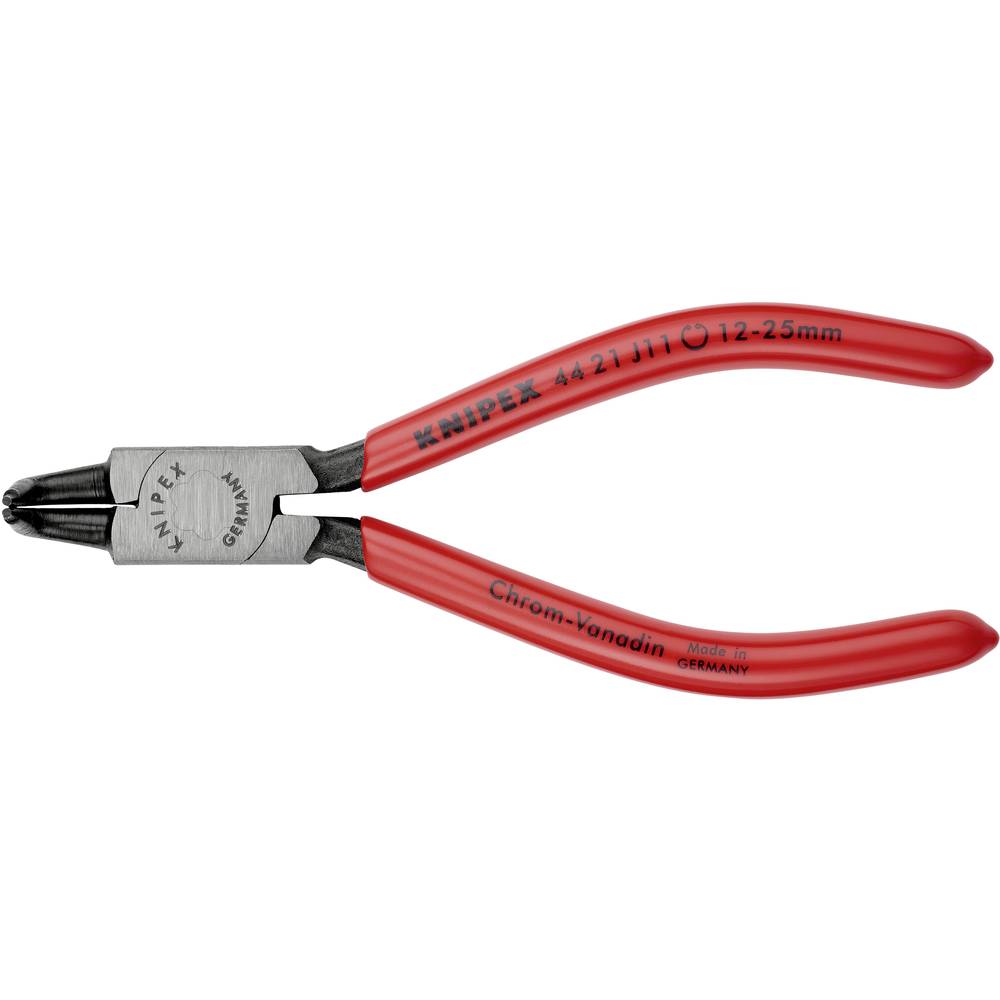 Knipex 44 21 J11 kleště na pojistné kroužky Vhodné pro (kleště na pojistné kroužky) vnitřní kroužky 12-25 mm Tvar hrotu
