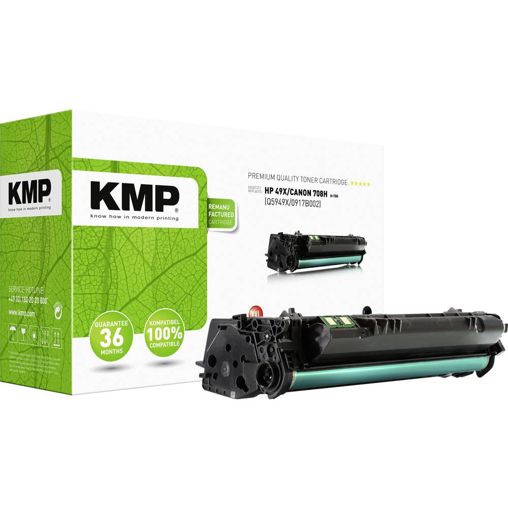 KMP H-T80 kazeta s tonerem náhradní HP 49A, 49X, Q5949A, Q5949X černá 12000 Seiten kompatibilní toner