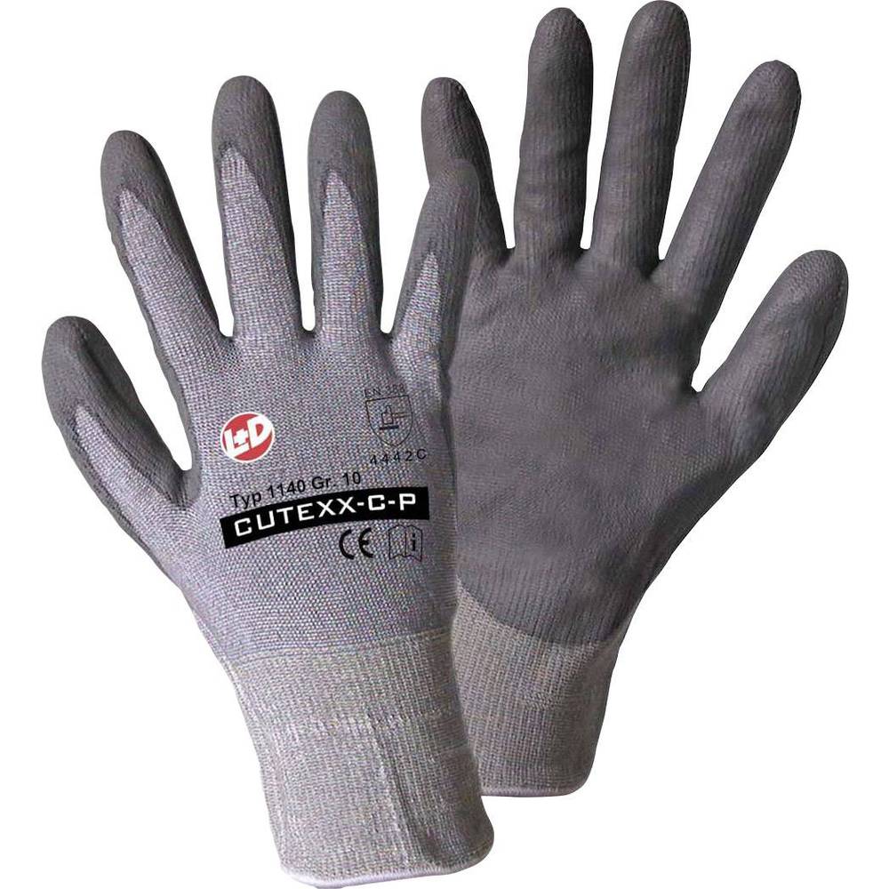 L+D CUTEXX-C-P 1140-10 nylon rukavice odolné proti proříznutí Velikost rukavic: 10, XL EN 388 CAT II 1 pár