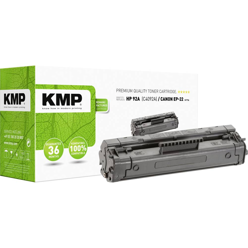 KMP Toner náhradní HP 92A, C4092A kompatibilní černá 2500 Seiten H-T16 0873,0000