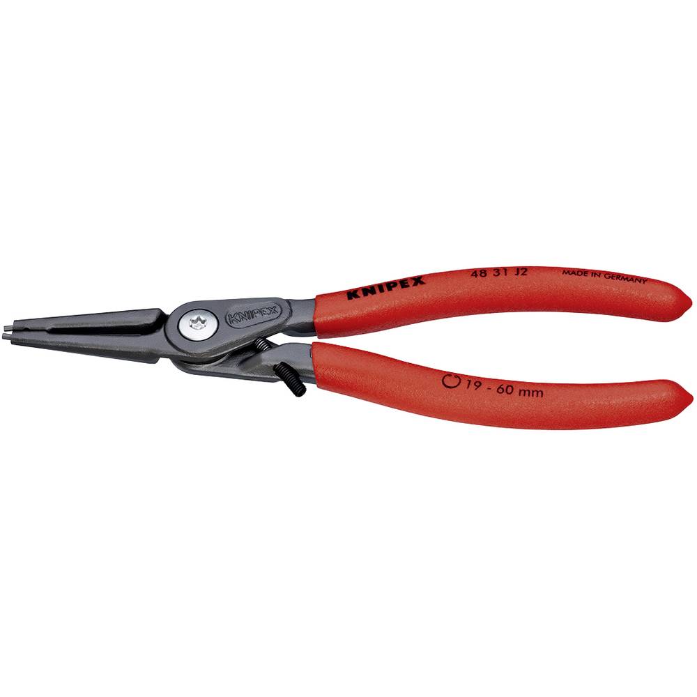 Knipex 48 31 J1 kleště na pojistné kroužky Vhodné pro (kleště na pojistné kroužky) vnitřní kroužky 12-25 mm Tvar hrotu r