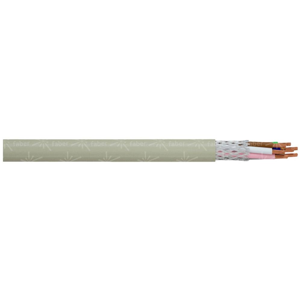Faber Kabel LiYCY řídicí kabel 3 x 1.50 mm² šedá 030586 metrové zboží