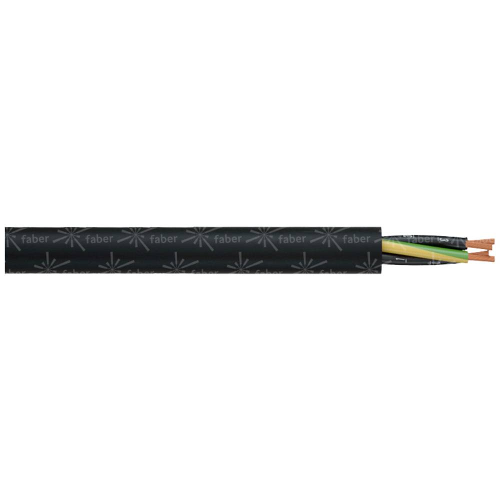 Faber Kabel YSLY-JZ 600 řídicí kabel 4 x 1.50 mm² černá 033641 metrové zboží