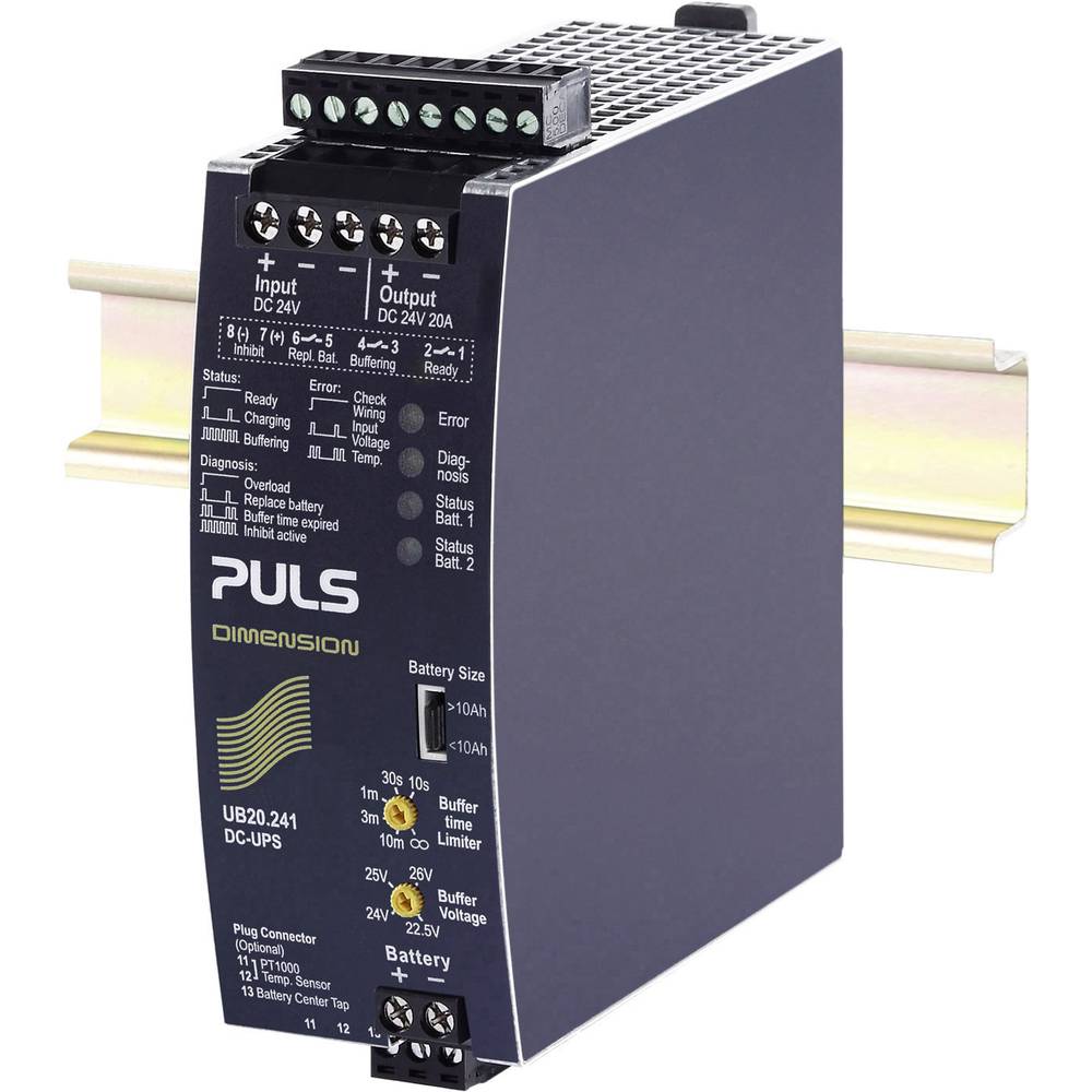 PULS UB20.241 síťový zdroj na DIN lištu, 24 V/DC, 20 A, 480 W, výstupy 1 x