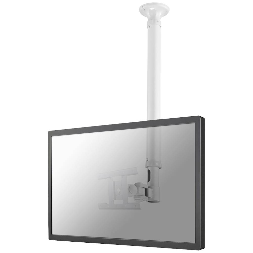 Neomounts FPMA-C100WHITE 1násobné stropní držák na monitor 25,4 cm (10) - 76,2 cm (30) bílá nastavitelná výška, naklápěc