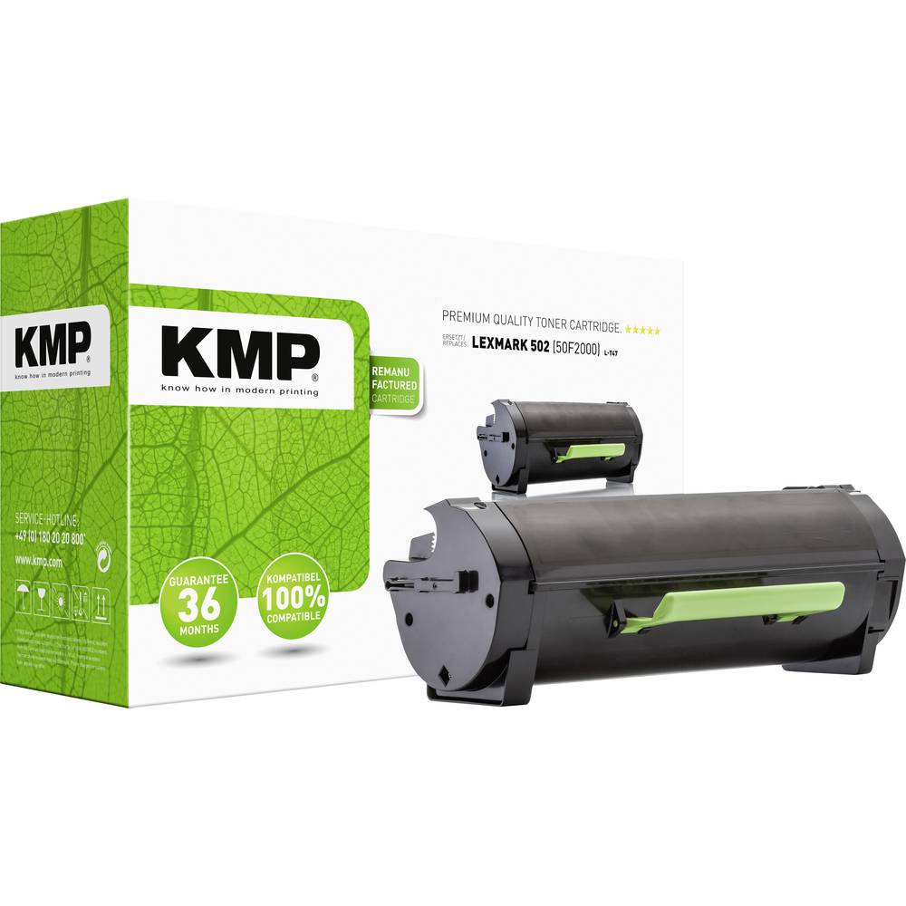 KMP Toner náhradní Lexmark 502, 50F2000 kompatibilní černá 2000 Seiten L-T47 1396,0000