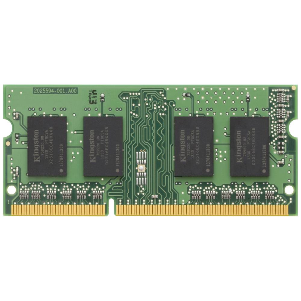 Kingston ValueRAM Sada RAM pamětí pro notebooky DDR3 4 GB 1 x 4 GB Bez ECC 1600 MHz 204pinový SO-DIMM CL11 11-11-35 KVR1