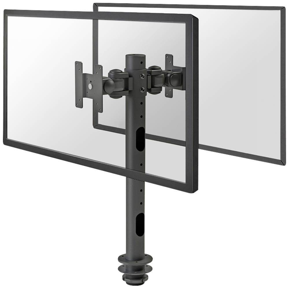 Neomounts FPMA-D050DBLACK 2násobný držák na stůl pro monitor 25,4 cm (10) - 76,2 cm (30) černá nastavitelná výška, naklá
