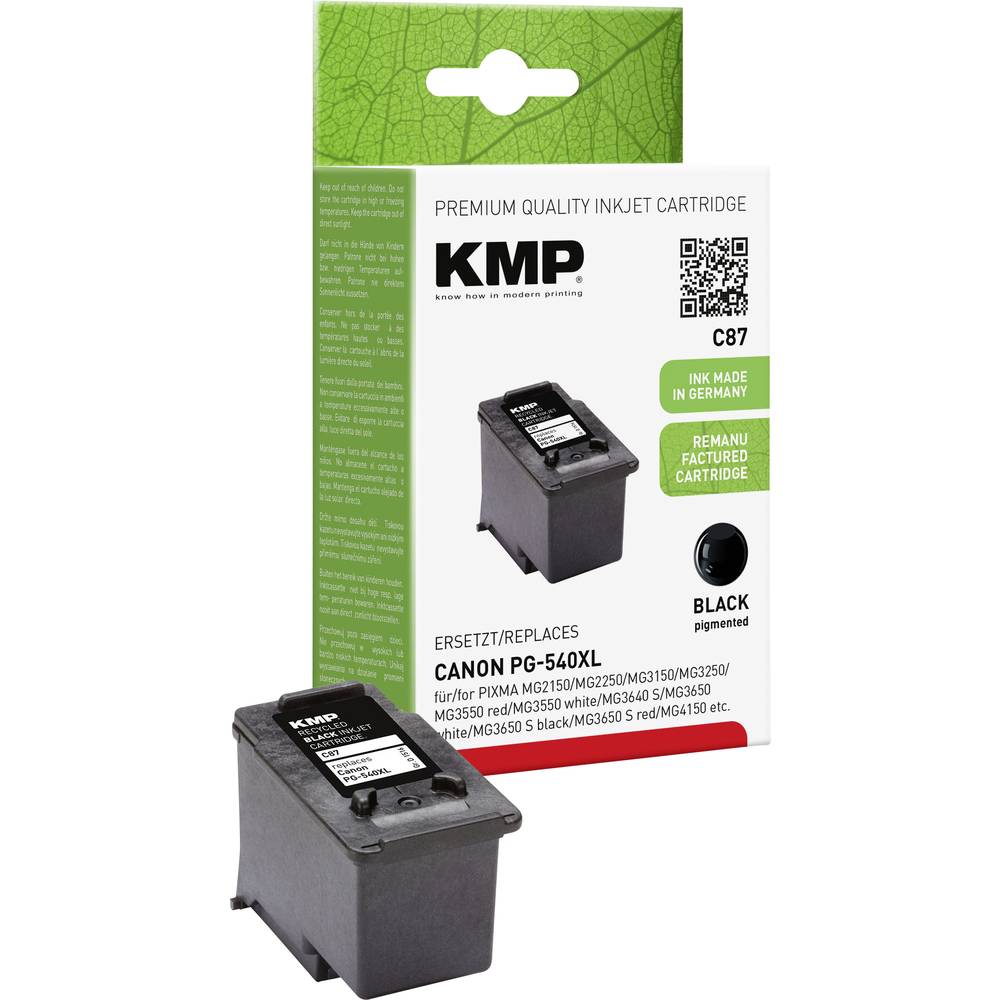 KMP Ink náhradní Canon PG-540 XL kompatibilní černá C87 1516,4001