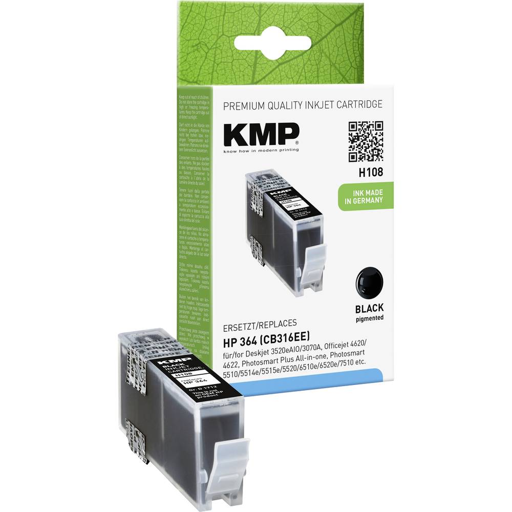 KMP Ink kompatibilní náhradní HP 364, CB316EE černá H108 1712,8001