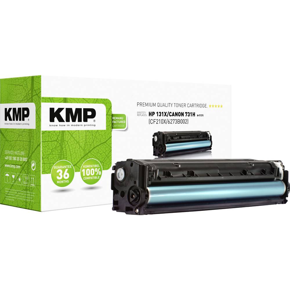 KMP Toner náhradní HP 131X, CF210X kompatibilní černá 2400 Seiten H-T171 1236,3000