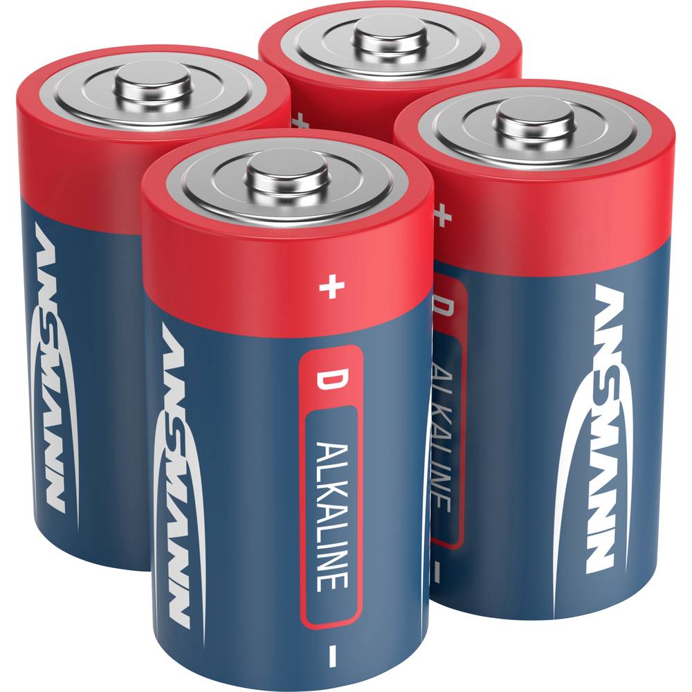 Ansmann LR20 Red-Line baterie velké mono D alkalicko-manganová 1.5 V 4 ks