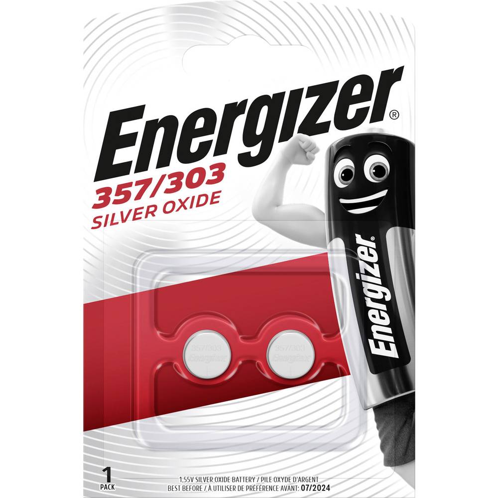 Energizer knoflíkový článek 357 1.55 V 2 ks 150 mAh oxid stříbra SR44