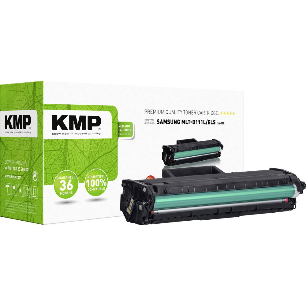 KMP náplň do tiskárny náhradní Samsung MLT-D111L kompatibilní černá 1800 Seiten SA-T75