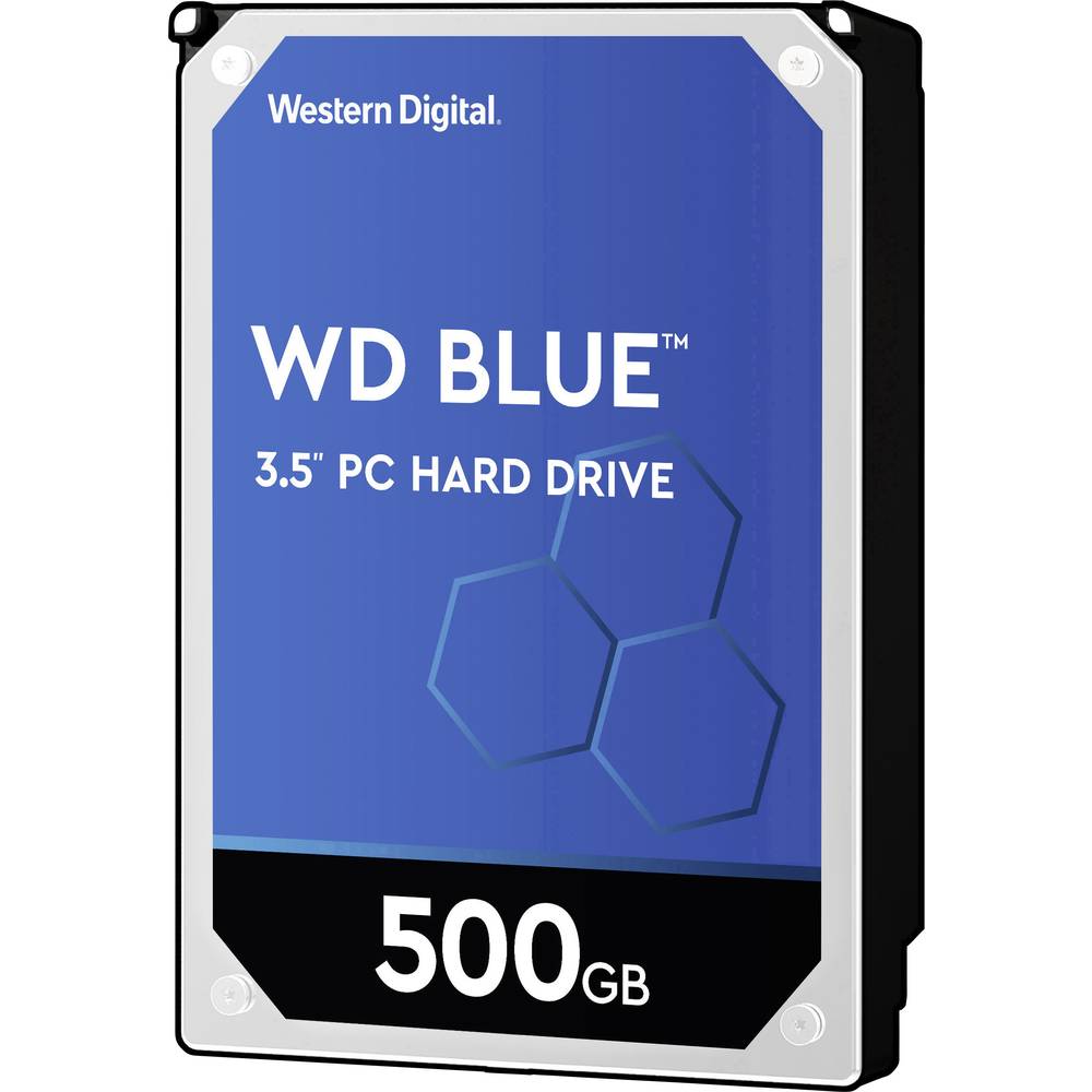 Western Digital Blue™ 500 GB interní pevný disk 8,9 cm (3,5") SATA III WD5000AZRZ Bulk