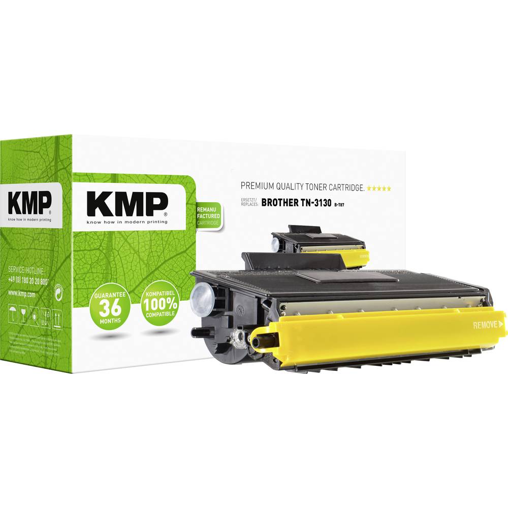 KMP náplň do tiskárny náhradní Brother TN-3130, TN3130 kompatibilní černá 3500 Seiten B-T87