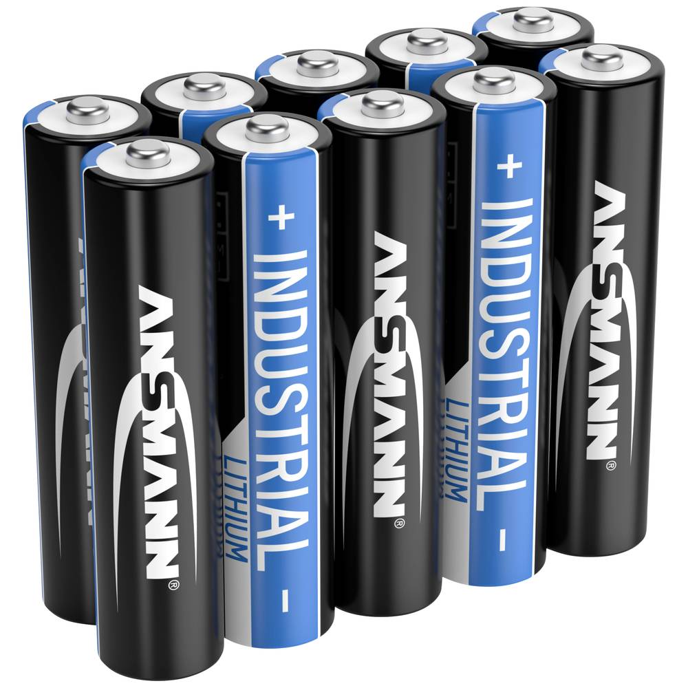 Ansmann Lithium Industrial LR03 mikrotužková baterie AAA lithiová 1150 mAh 1.5 V 10 ks