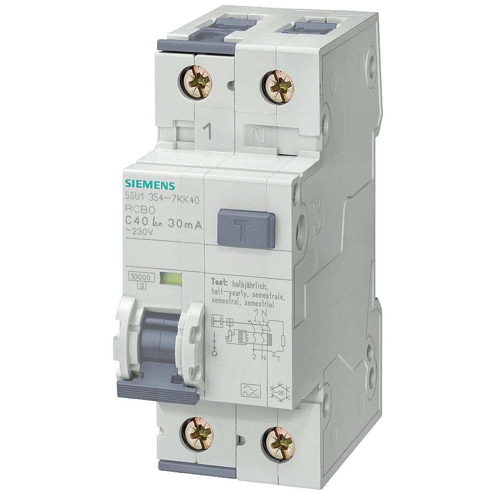 Siemens 5SU16546KK20 proudový chránič/elektrický jistič 2pólový 20 A 0.3 A 230 V