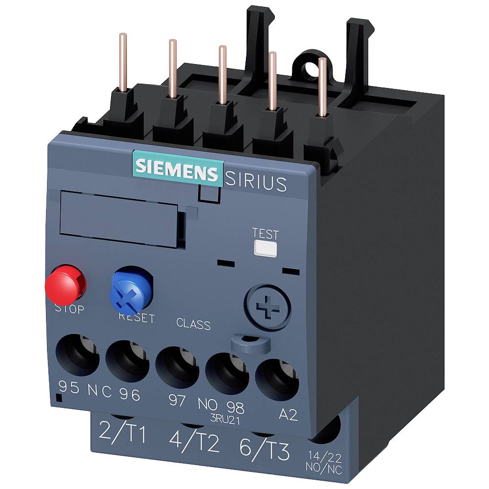 Siemens přepěťové relé 690 V/AC 1 spínací kontakt, 1 rozpínací kontakt 1 ks 3RU2116-1BB0