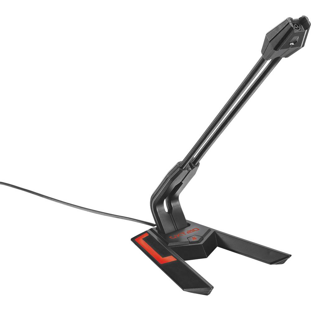 Trust GXT 210 na stojanu PC mikrofon Druh přenosu:kabelový stojan USB kabelový černá