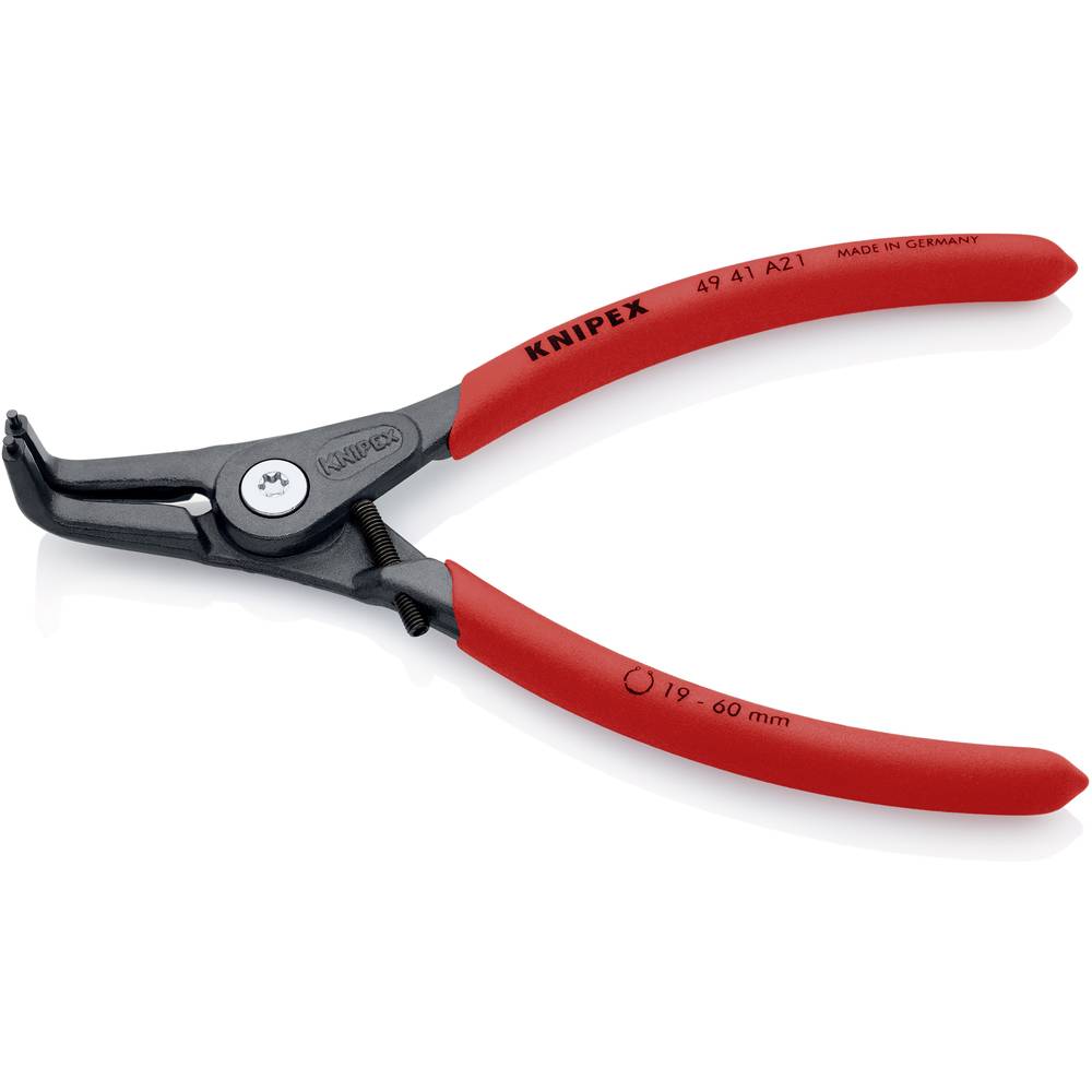 Knipex 49 41 A21 kleště na pojistné kroužky Vhodné pro (kleště na pojistné kroužky) vnější kroužky 19-60 mm