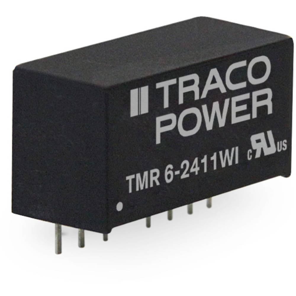 TracoPower TMR 6-2415WI DC/DC měnič napětí do DPS 24 V/DC 24 V/DC 250 mA 6 W Počet výstupů: 1 x Obsah 1 ks