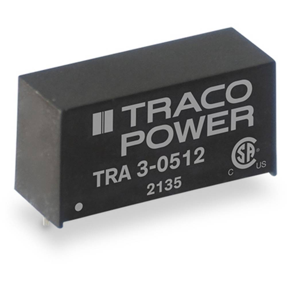 TracoPower TRA 3-1219 DC/DC měnič napětí do DPS 12 V/DC 9 V/DC 333 mA 3 W Počet výstupů: 1 x Obsah 1 ks
