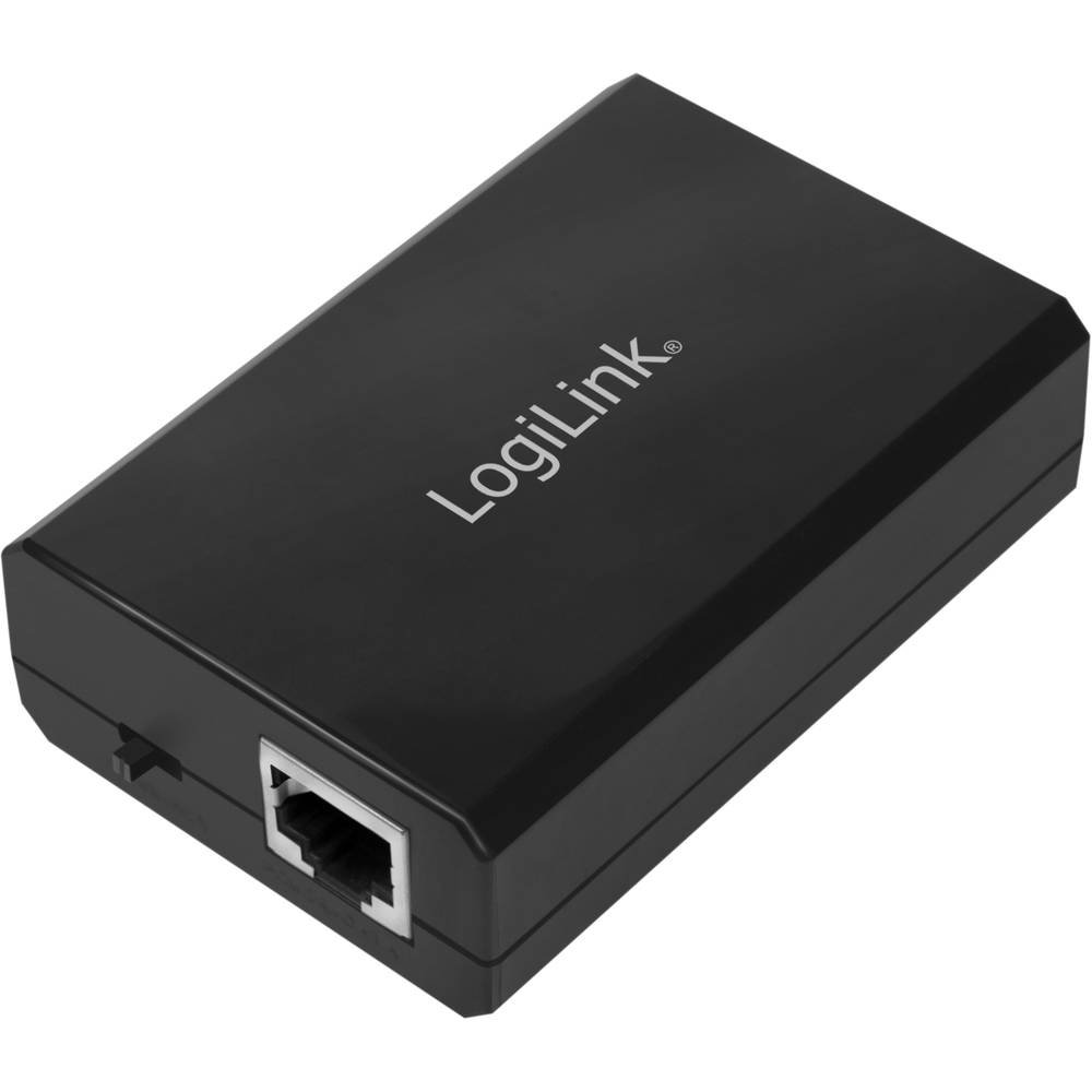 LogiLink PoE splitter 1 GBit/s IEEE 802.3af (12.95 W), IEEE 802.3at (25.5 W)
