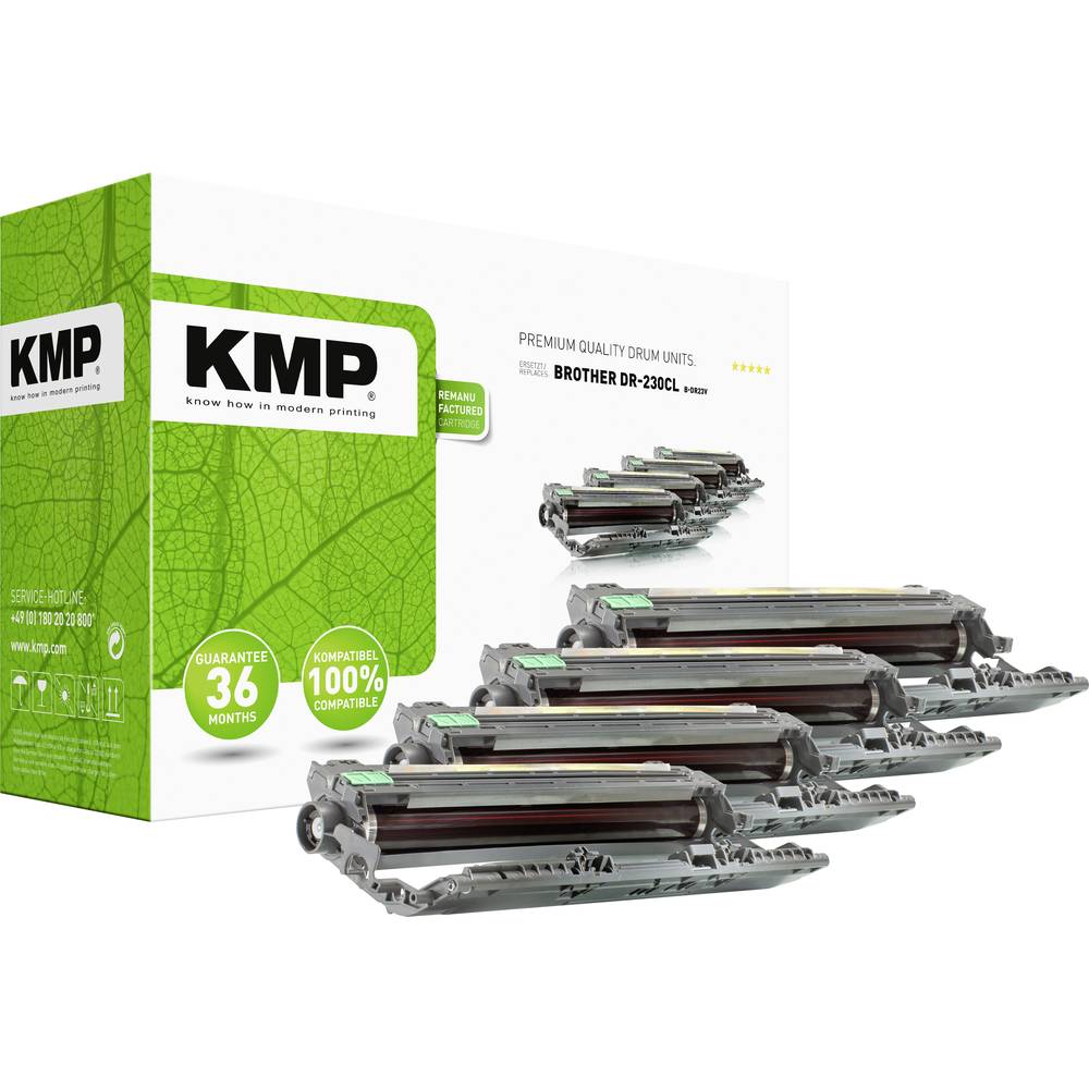 KMP buben náhradní Brother DR-230CL, DR230CL kompatibilní černá, azurová, purppurová, žlutá 15000 Seiten B-DR23V 1242,70