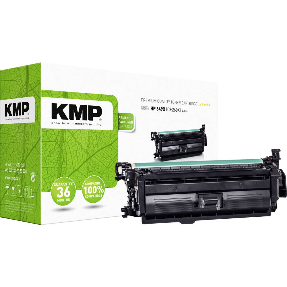 KMP H-T229 kazeta s tonerem náhradní HP 649X černá 17000 Seiten kompatibilní toner