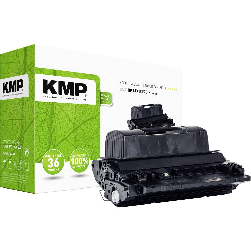 KMP Toner náhradní HP 81X, CF281X kompatibilní černá 29000 Seiten H-T228 2535,3000