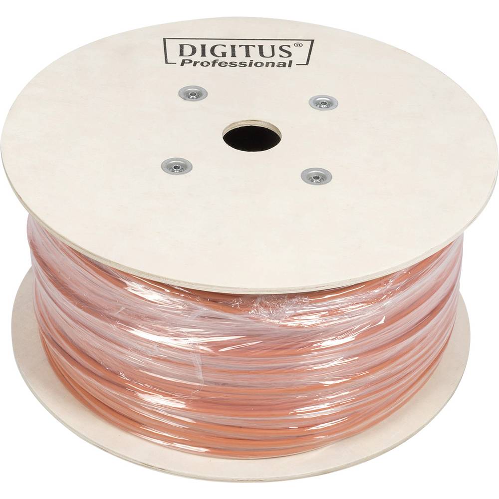 Digitus DK-1743-VH-5 ethernetový síťový kabel CAT 7 S/FTP 0.25 mm² oranžová 500 m